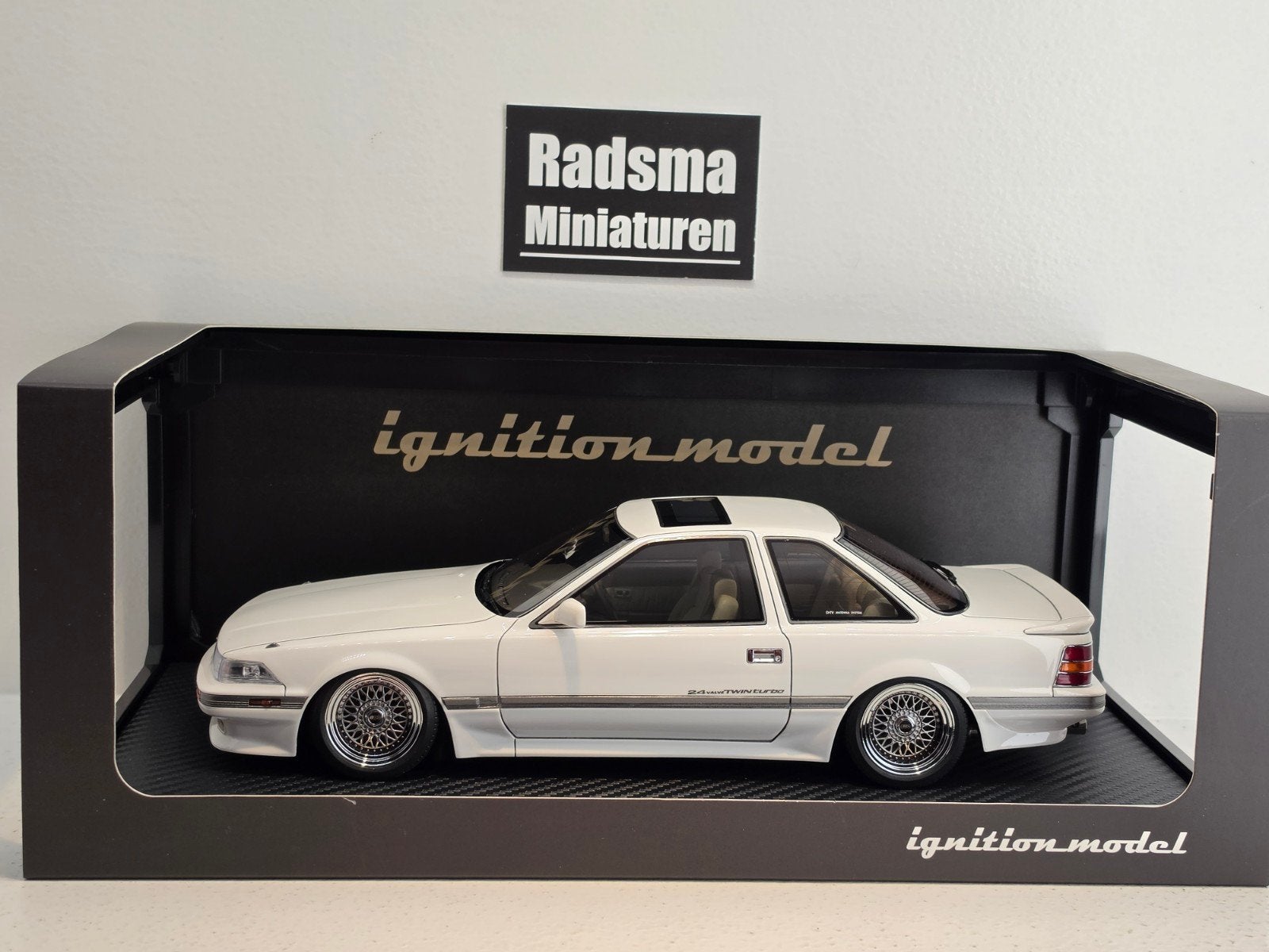 Toyota Soarer (Z20) 2.0GT-TWIN TURBO L Wit - 1:18 Ignition, Ignition Models, Auto, Nieuw, Ophalen of Verzenden