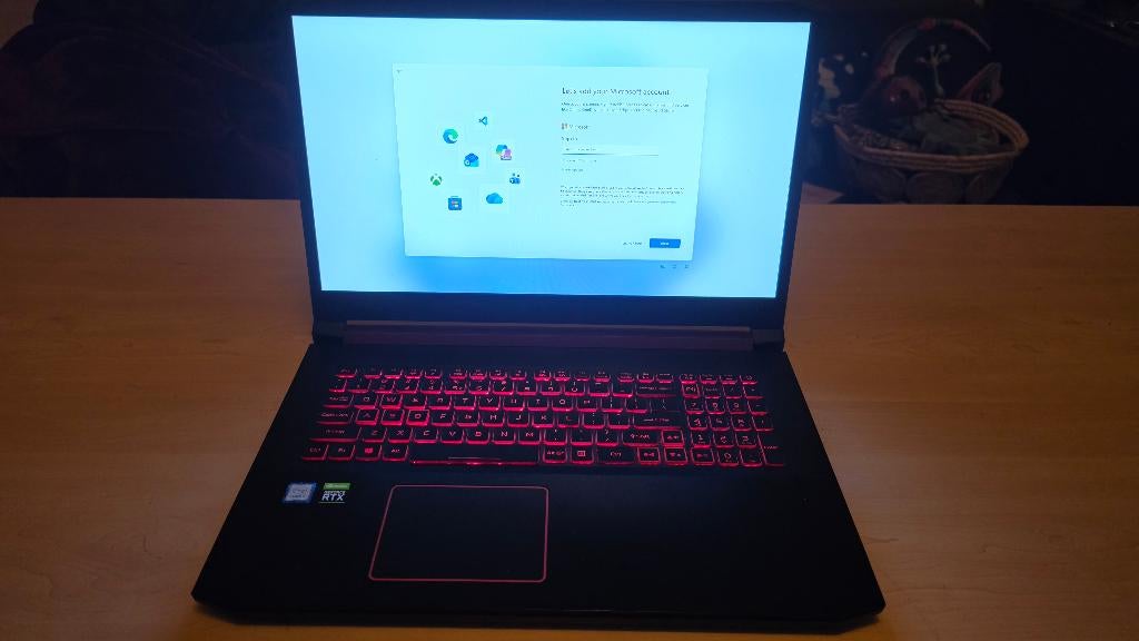 Laptop ACER NITRO 5 AN517-51-73ZY, Ophalen, Gebruikt, Met videokaart, Gaming
