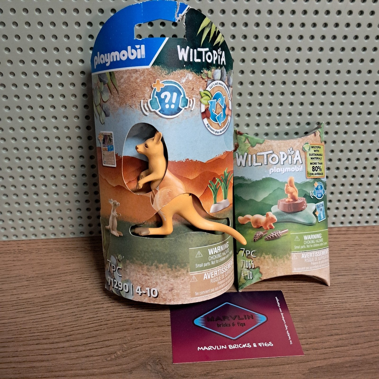 NIEUW Playmobil Wiltopia Kangoeroe + Eekhoorns, Wild life, Complete set, Ophalen of Verzenden, Playmobil
