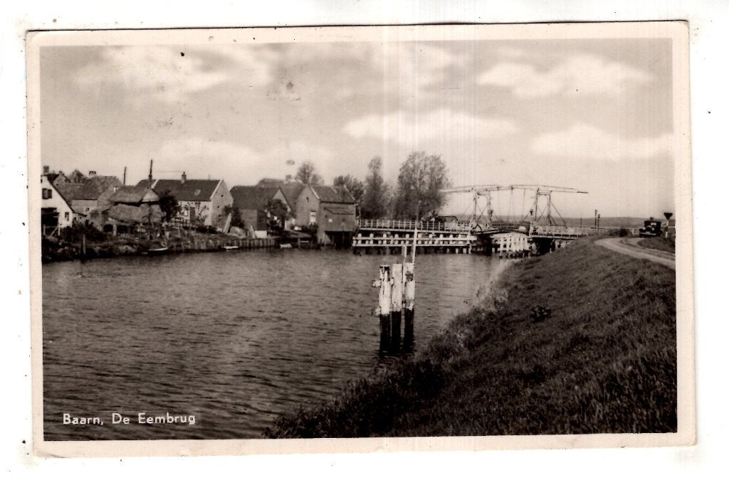 Eemdijk Baarn Eemnes Brug 1955, Verzenden, 1940 tot 1960, Gelopen, Utrecht