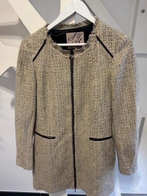 mooie langere vest / jas van Steps maat M, Ophalen of Verzenden, Zo goed als nieuw, Maat 38/40 (M), Beige