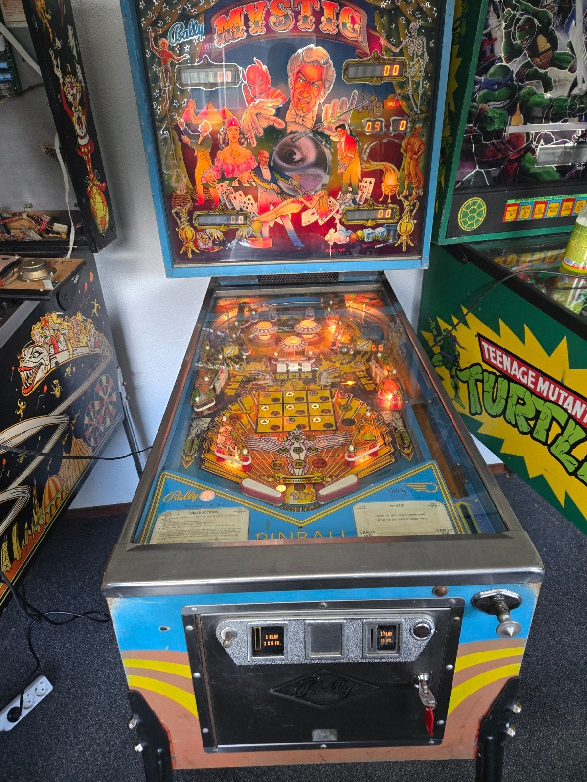 Bally Mystic Flipperkast - Klassieke Magie uit 1980, Verzamelen, Automaten | Flipperkasten, Ophalen, Gebruikt, Elektronisch, Bally
