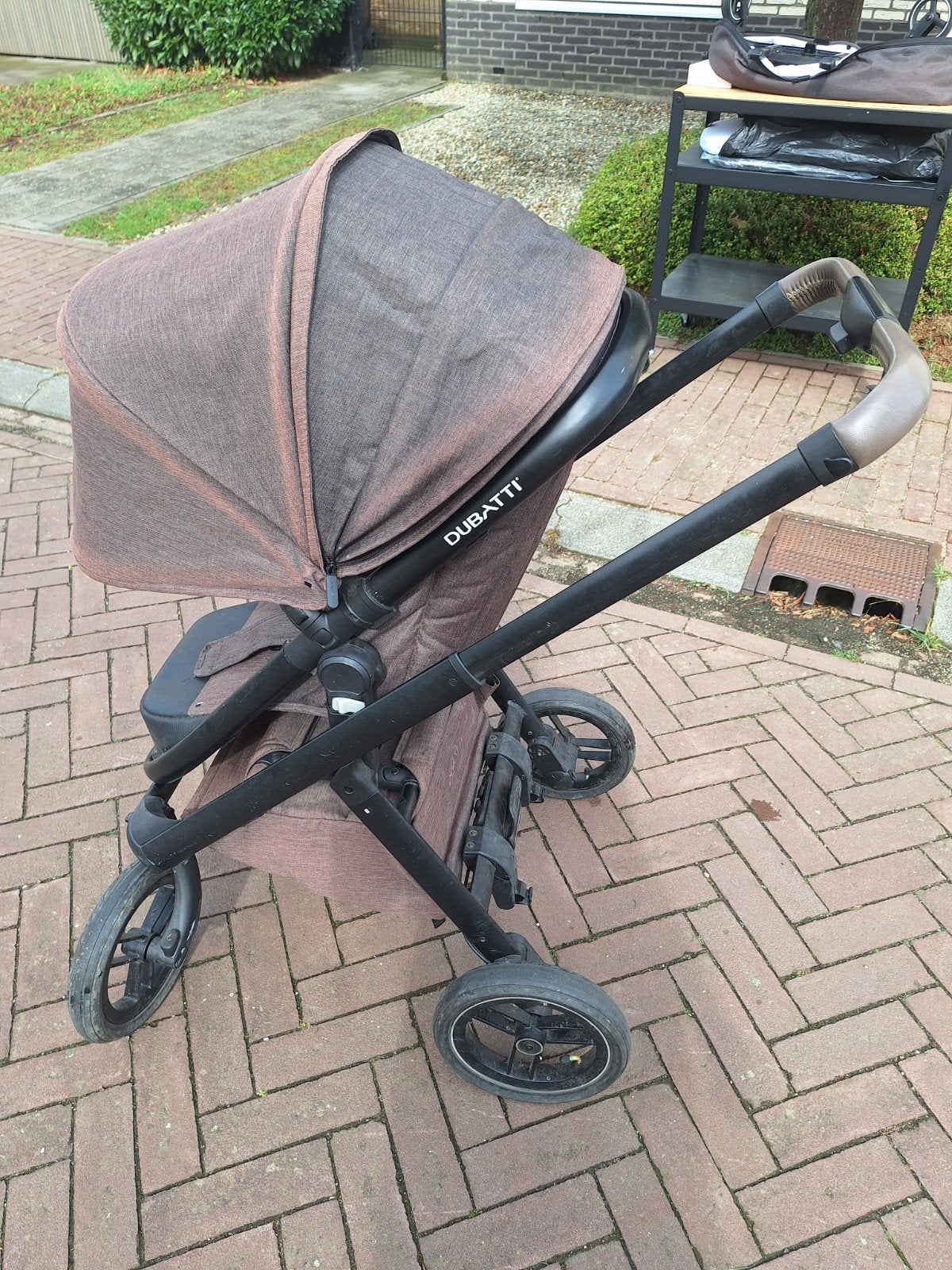 Dubatti kinderwagen met reiswieg en accessoires, Kinderen en Baby's, Gebruikt, Combiwagen, Met reiswieg, Ophalen