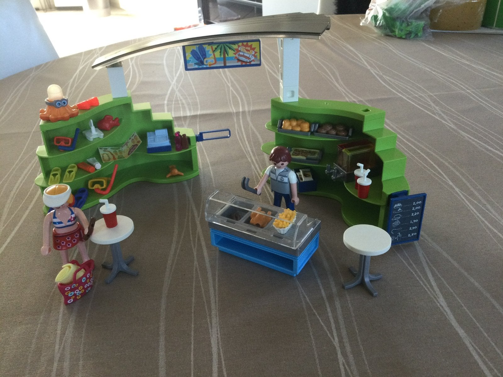 Playmobil winkel met snackbar., Kinderen en Baby's, Ophalen of Verzenden, Zo goed als nieuw