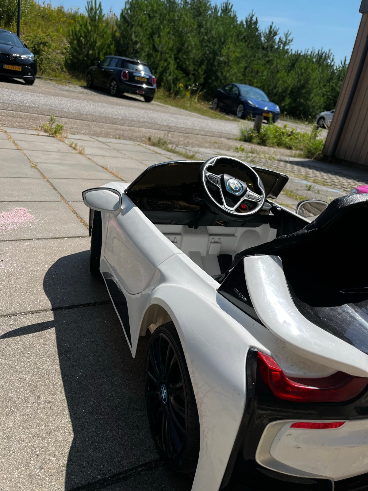 Elektrische kinderauto BMW i8 Coupé, Ophalen, Gebruikt