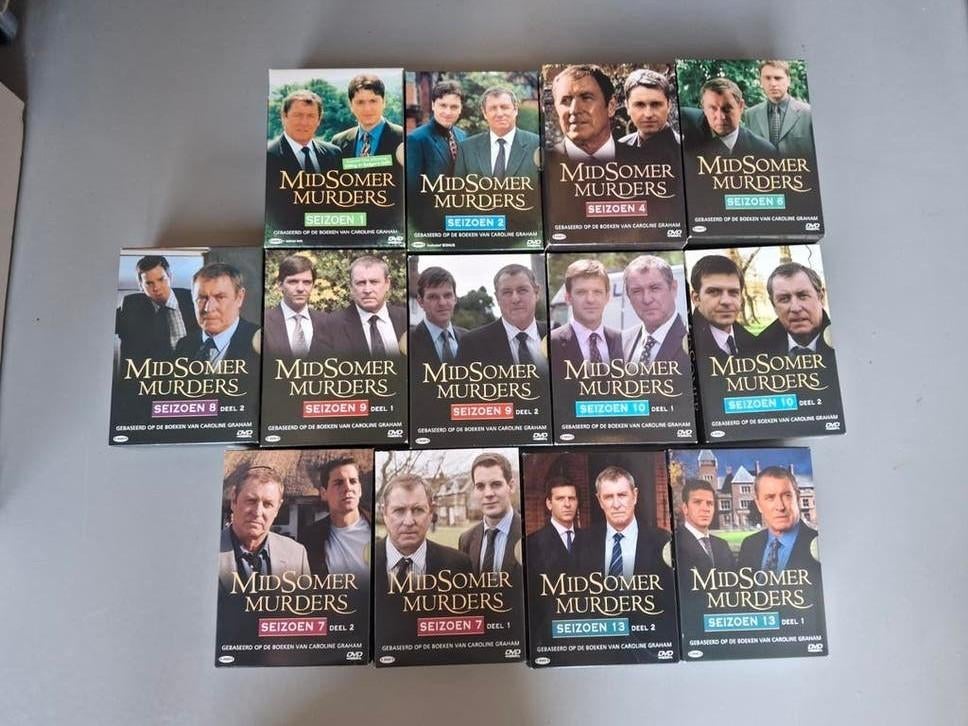 Midsomer Murders DVD Collectie - Seizoenen 1-10 & 13, Gebruikt, Boxset, Drama, Ophalen of Verzenden