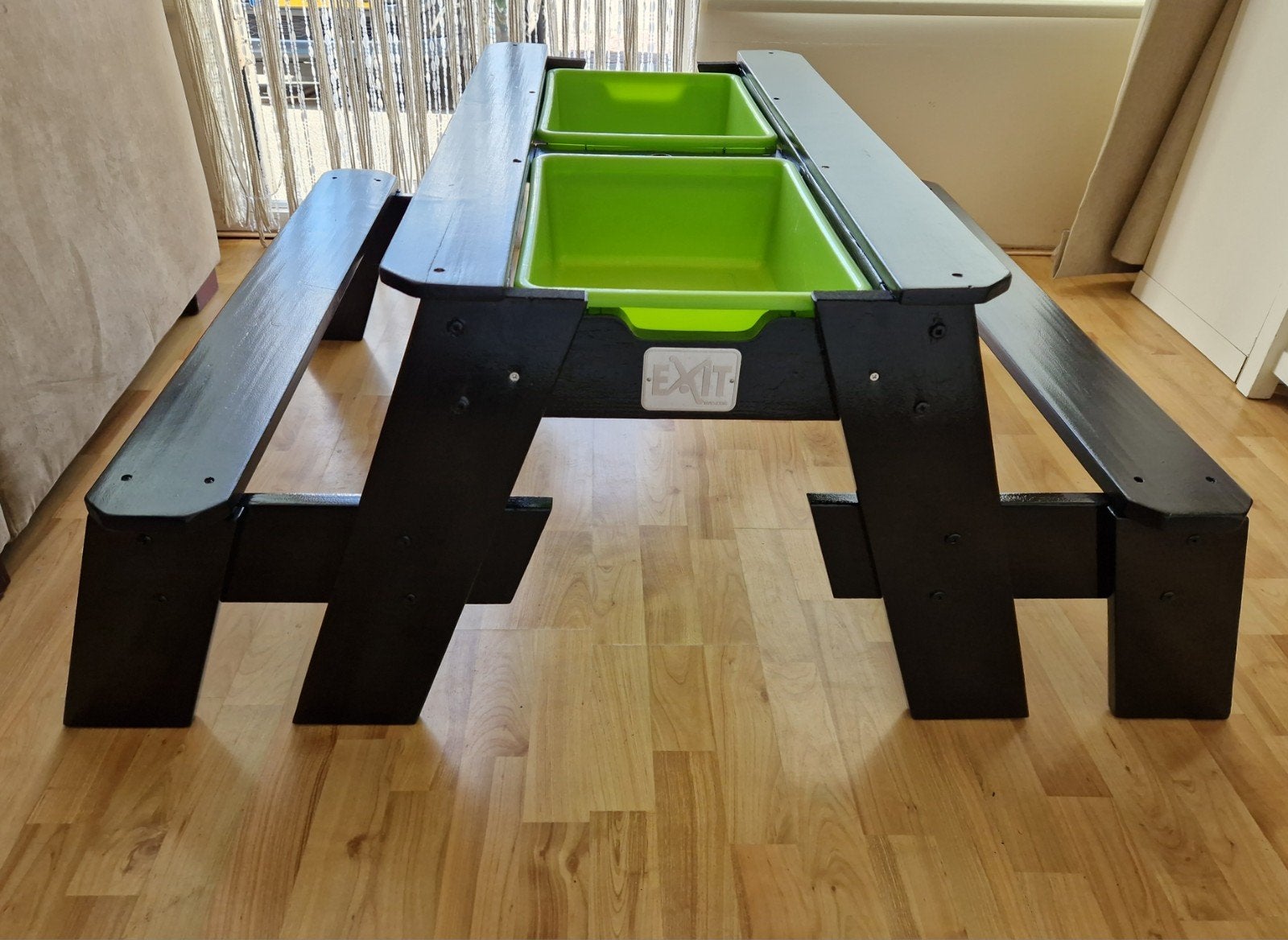 EXIT Aksent Picknicktafel met zand- en watertafel, Ophalen, Gebruikt, Zandbak