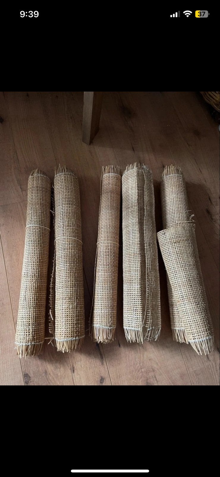 Rotan webbing voor meubelprojecten - Diverse maten, Ophalen of Verzenden, Zo goed als nieuw