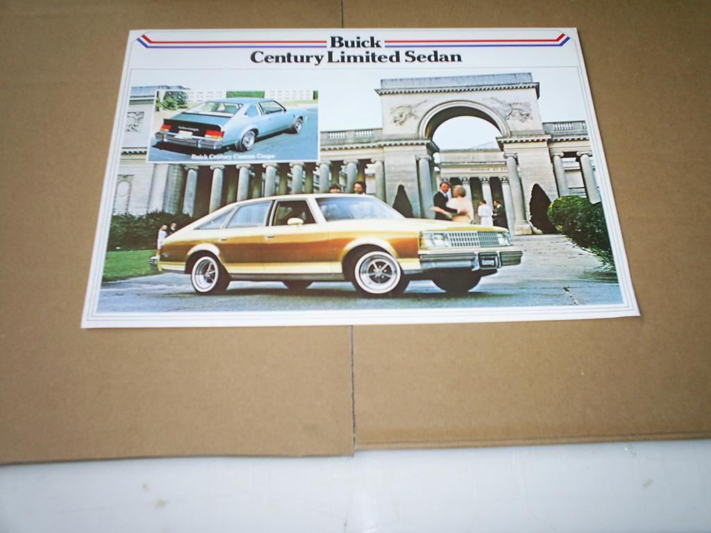 Buick Century Limited Sedan en Coupe 2 pag., Verzenden, Zo goed als nieuw, Overige merken