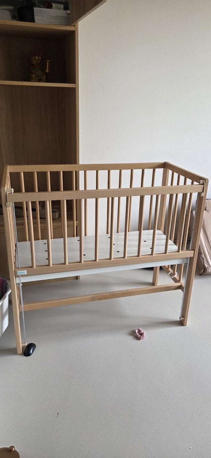 Houten co-sleeper / ledikant, Kinderen en Baby's, Ophalen, Gebruikt, Ledikant