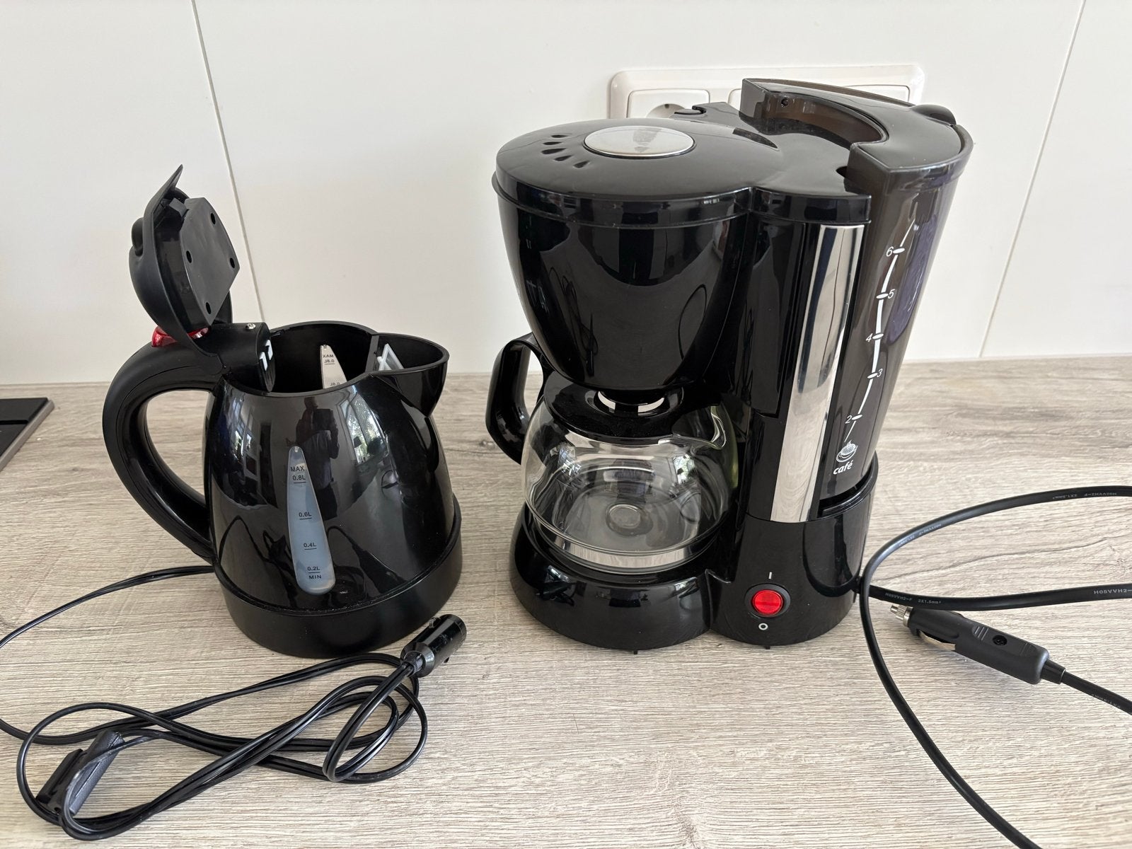 12V Koffiezetapparaat en Waterkoker Set voor Auto/Camper, Ophalen of Verzenden, Gebruikt