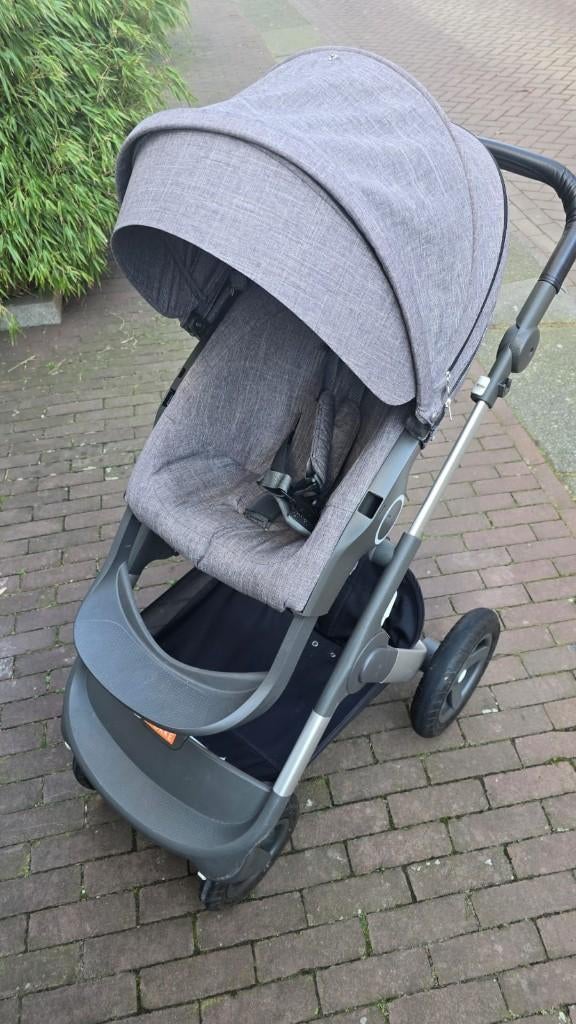 Stokke Trailz kinderwagen, Gebruikt, Verstelbare duwstang, Ophalen, Kinderwagen
