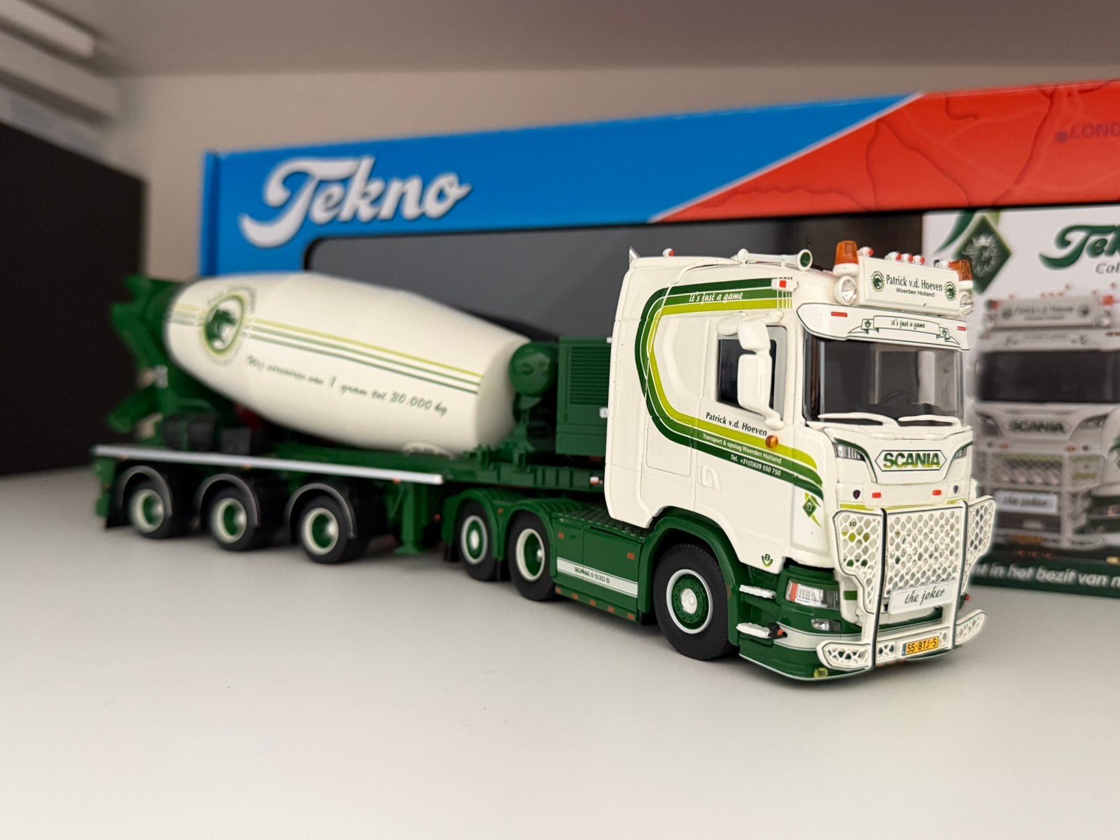 Tekno Scania Patrick Vd Hoeven Betonmixer ( The Joker ), Ophalen of Verzenden, Nieuw, Bus of Vrachtwagen, Tekno