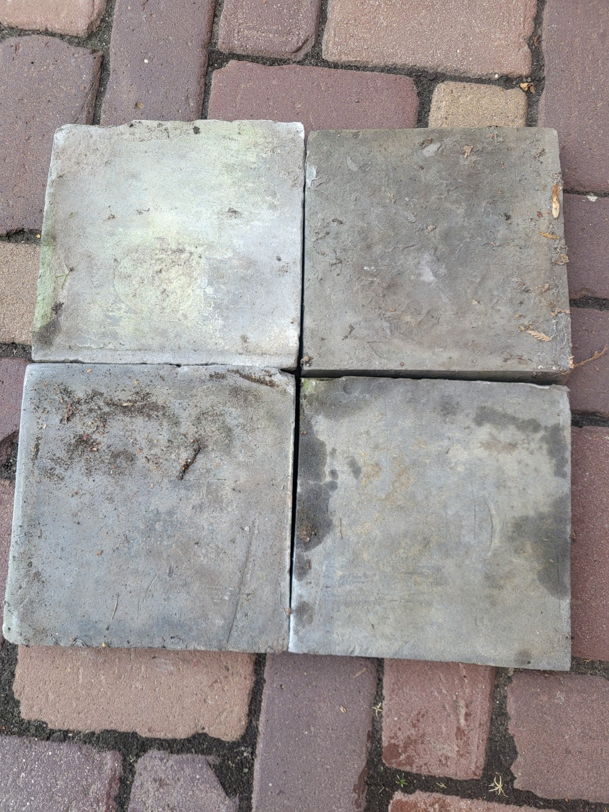 oude grijze estrikken  141 hele /14 halve estrikken, Doe-het-zelf en Verbouw, Ophalen, Overige materialen, Gebruikt, 5 tot 10 m²