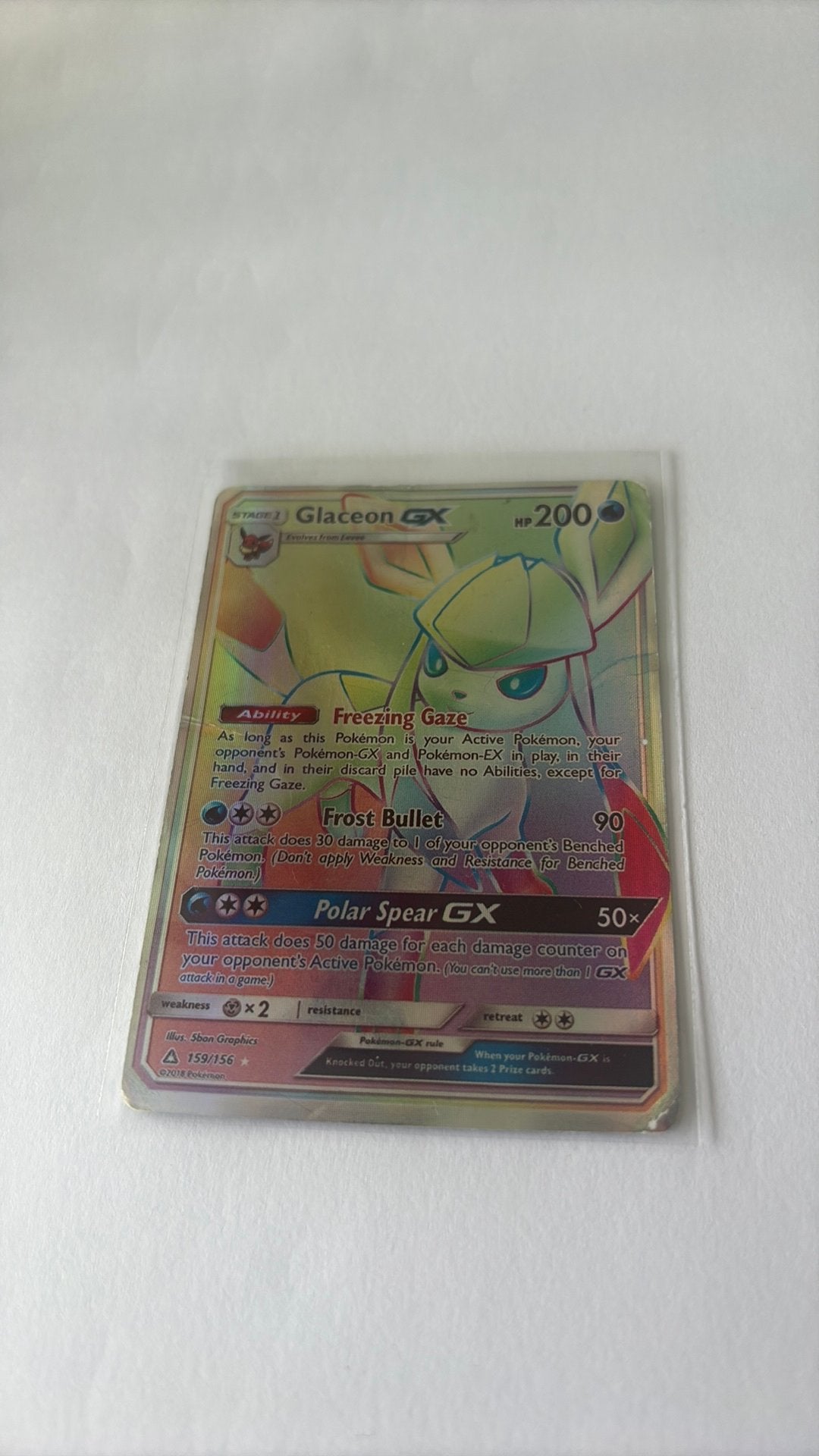 Glaceon GX, Ophalen of Verzenden, Zo goed als nieuw