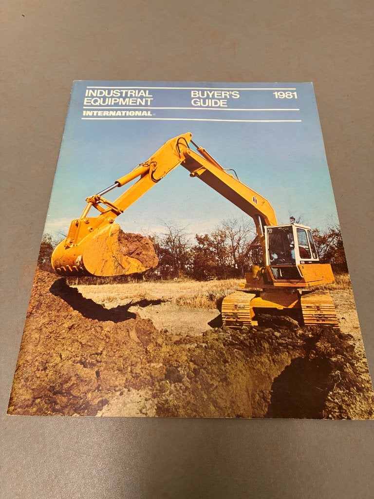 International Harvester folder brochure grondverzet industry, Ophalen of Verzenden, Gelezen
