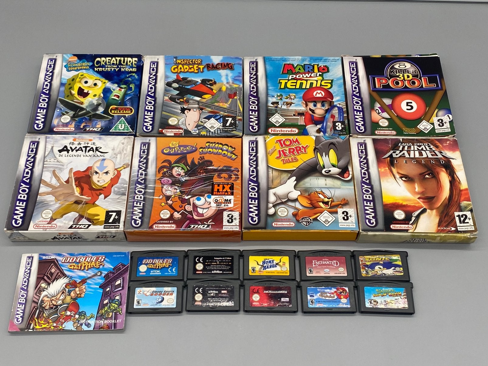 Nintendo Game Boy Advance Bundel - Alle Dozen Met Boekje, Avontuur en Actie, Www.nintendo.com, 2 spelers, Ophalen of Verzenden