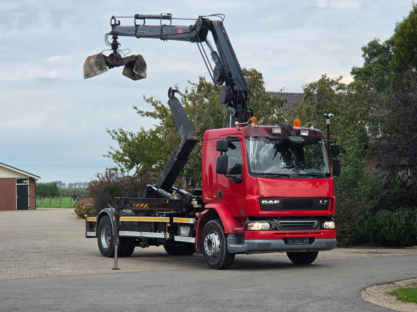 DAF LF 55/250 KRAAN/HAAK! 182dkm! EURO5! DK1329, Automaat, Euro 5, Achterwielaandrijving, ABS
