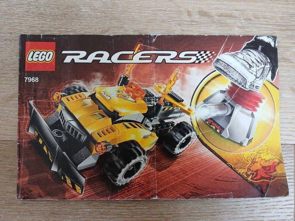 Lego Racers 7968 boekje, Gebruikt, Lego, Overige typen, Ophalen of Verzenden