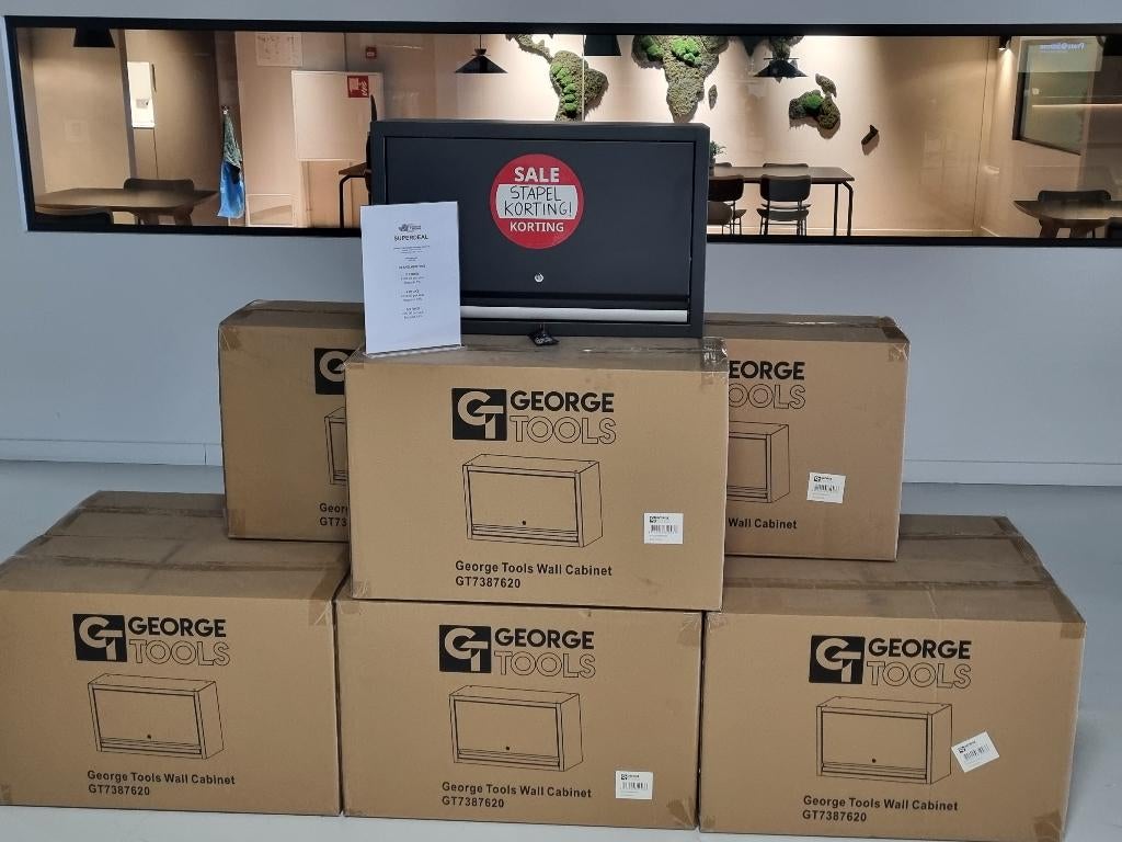 Nieuwe wandkasten antraciet. Tot 51% korting en op=op, Doe-het-zelf en Verbouw, Verzenden, Nieuw, 70 tot 120 cm