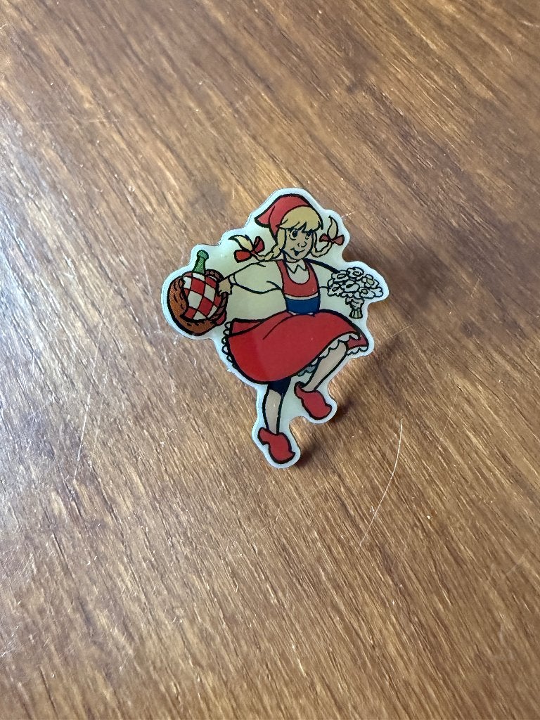 Efteling pin - Serie 1 - Roodkapje, Ophalen of Verzenden, Nieuw, Button of Speldje