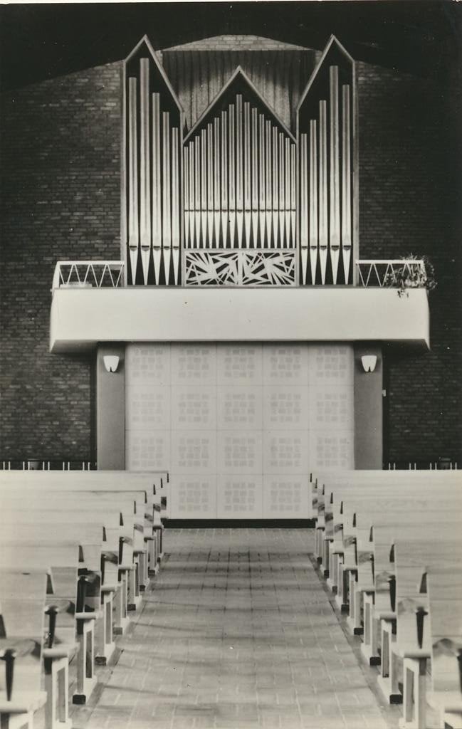 Broek op Langedijk - Chr Ger Kerk - orgel - organ  [003-7419, Verzamelen, Verzenden, 1960 tot 1980, Ongelopen, Noord-Holland