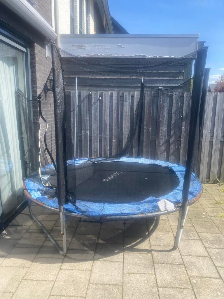 Gratis trampoline, Kinderen en Baby's, Speelgoed | Buiten | Trampolines, Ophalen of Verzenden, Gebruikt
