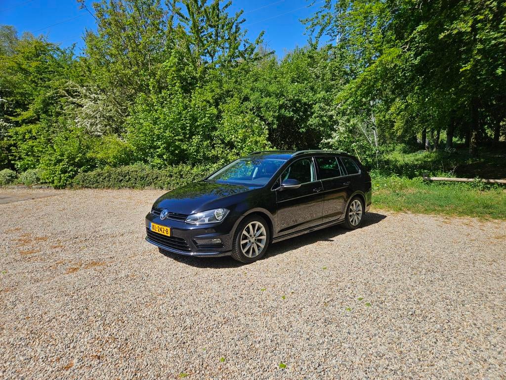 Volkswagen Golf Variant 1.4TSI 125pk 2016 Zwart met garantie, Auto's, Volkswagen, Voorwielaandrijving, 125 pk, Zwart, 4 cilinders