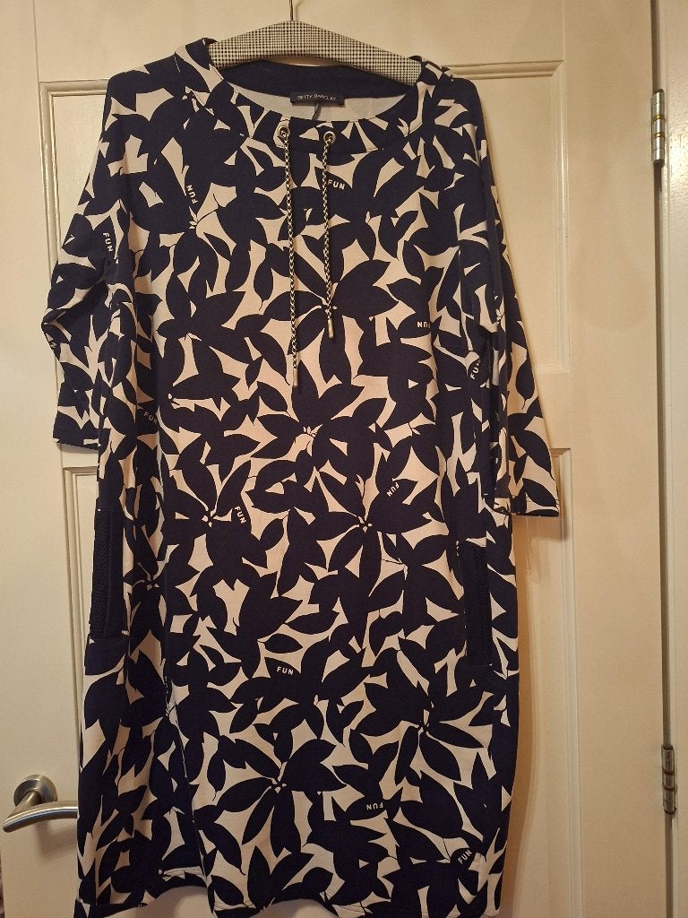 Betty Barclay jurk maat 46, Kleding | Dames, Blauw, Maat 46/48 (XL) of groter, Ophalen of Verzenden, Zo goed als nieuw