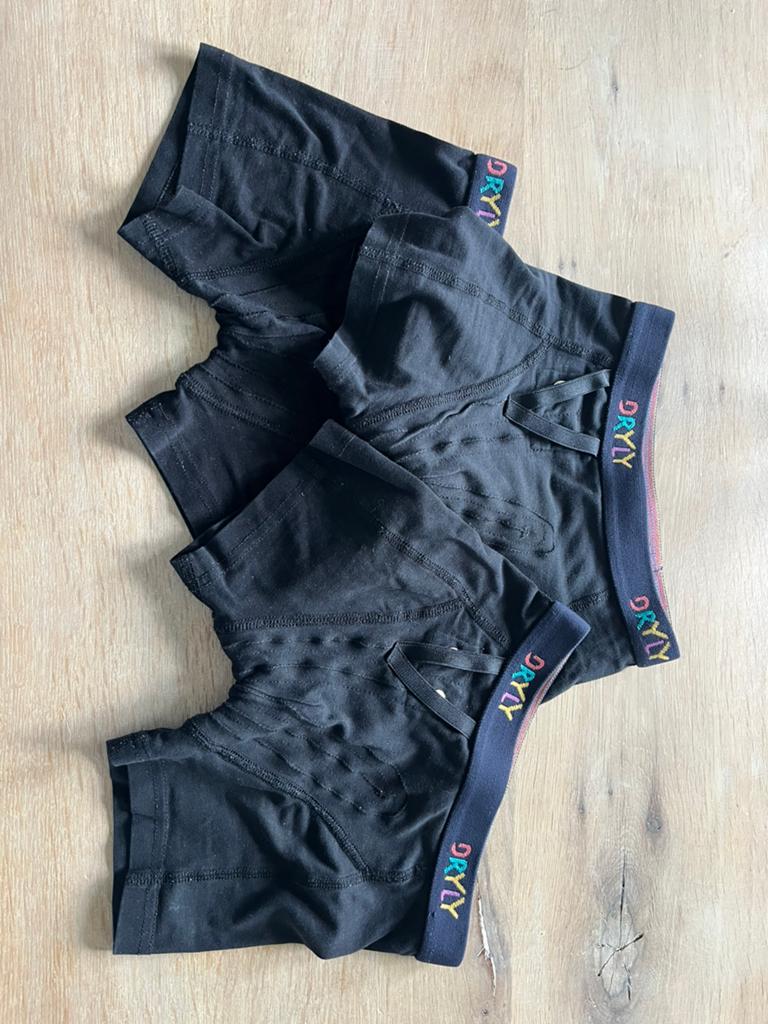 Drie Dryly jongens boxershorts maat 110/116, Ophalen, Zwart, Boxer