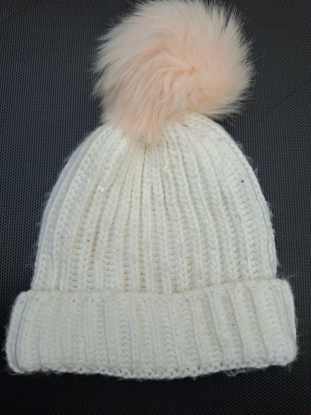 River Island Muts met Roze Pompon - Maat 110-152, Kinderen en Baby's, Kinderkleding | Mutsen, Sjaals en Handschoenen, Ophalen