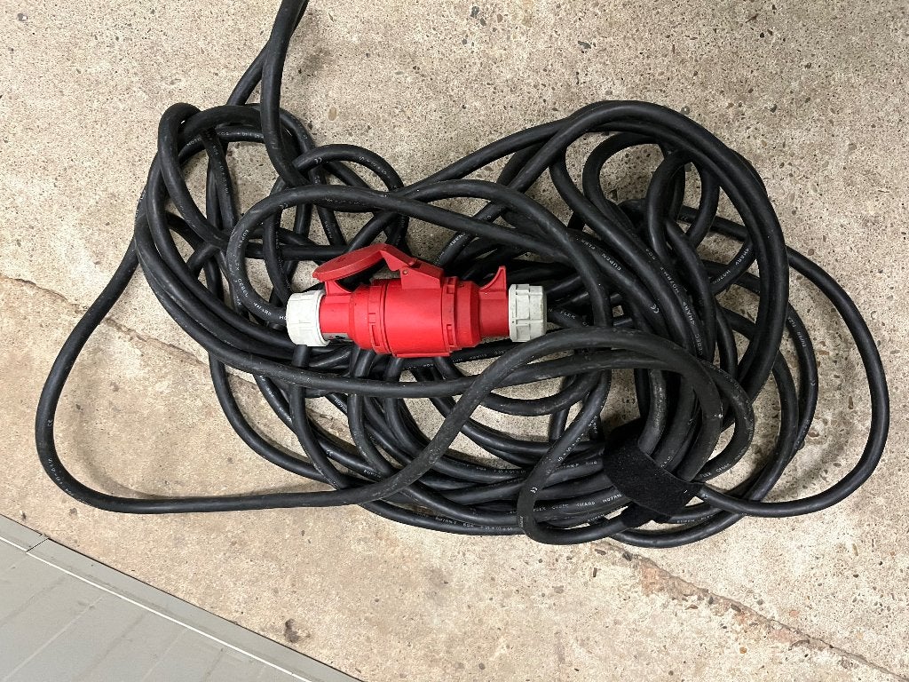 krachtstroom kabel 25 meter met stekkers, Ophalen, Gebruikt, Apparatuur