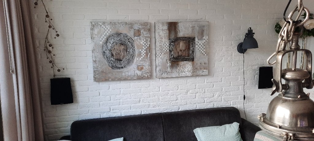 2 kunstwerken van de Cobra Groep!, Antiek en Kunst, Ophalen of Verzenden, 3D-effect