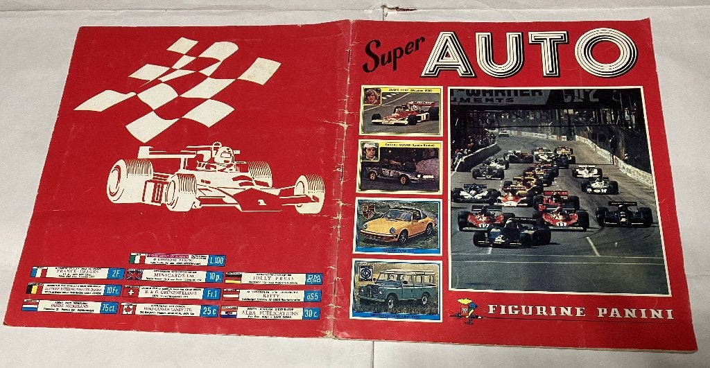 Panini Super Auto - Volledig, Verzamelen, Ophalen of Verzenden, Gebruikt, Auto's