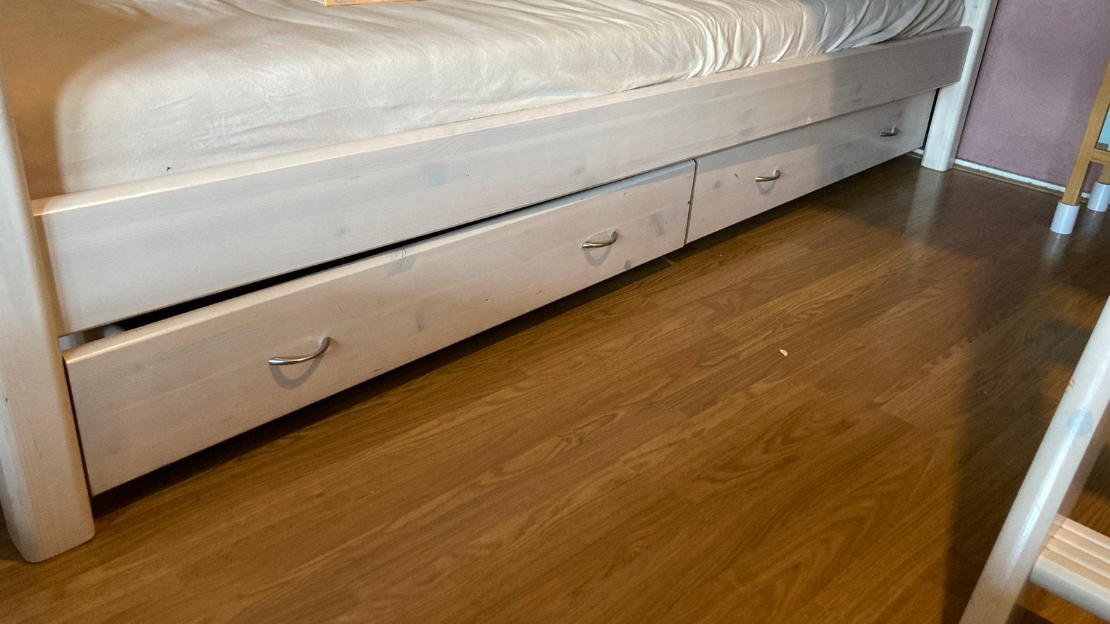 Gratis twee opberglade - perfecte staat, Huis en Inrichting, Ophalen, 90 cm, Eenpersoons, Wit