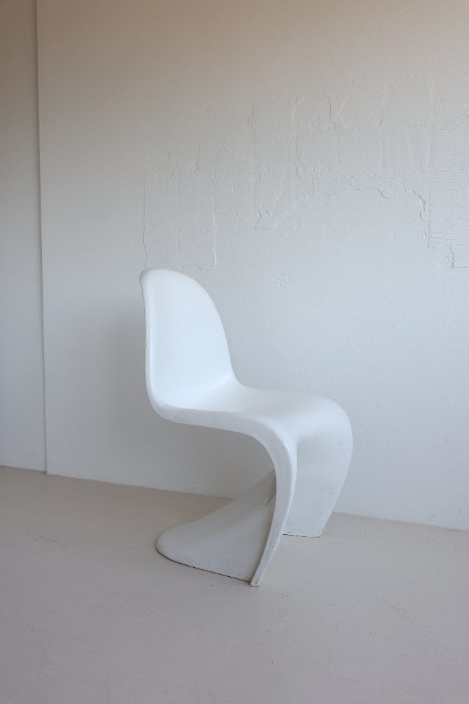 Witte Panton stijl Design Stoel, Ophalen, Gebruikt, Wit, Eén
