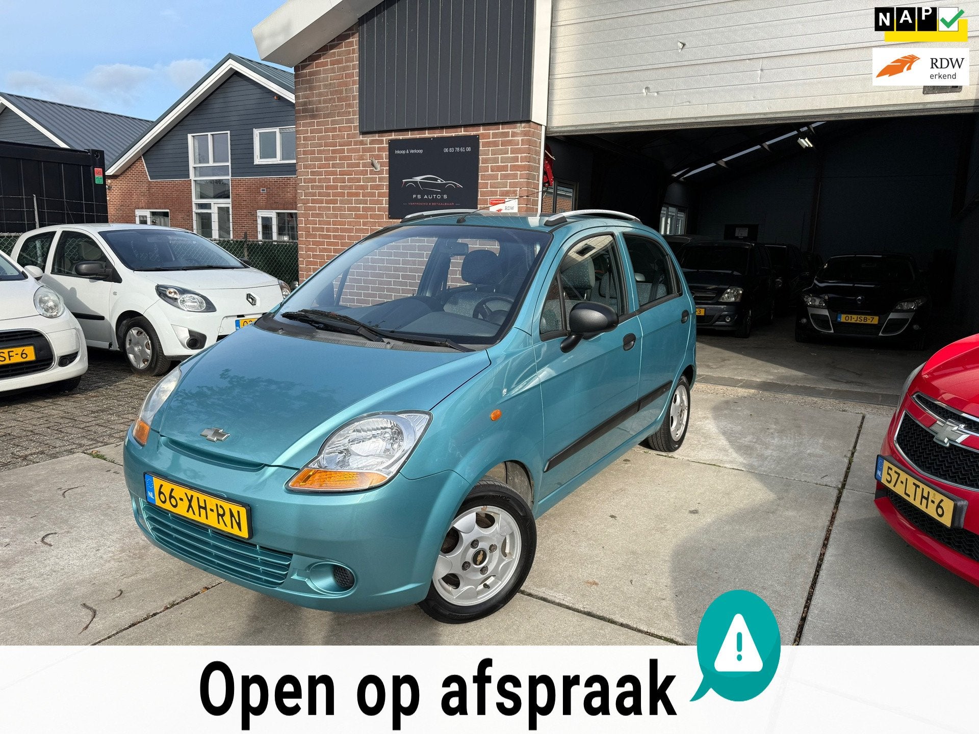 Chevrolet Matiz 0.8 Style |NIEUWE APK|NAP KM STAND|CENTRALED, Auto's, Voorwielaandrijving, Stof, Gebruikt, Blauw