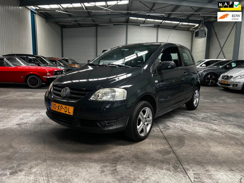 Volkswagen Fox 1.2 Trendline, Auto's, Volkswagen, Voorwielaandrijving, Stof, Zwart, 969 kg