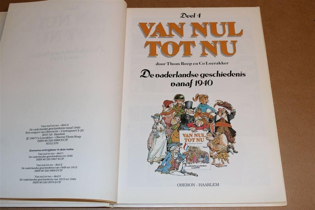 Van Nul tot Nu Dl. 4 — Hardcover [Stripverhaal], Boeken, Stripboeken, Eén stripboek, Ophalen of Verzenden, Gelezen