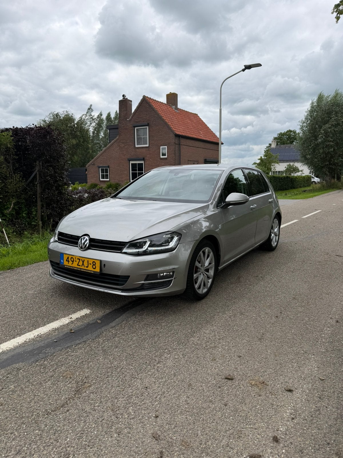 Verkocht!!! Volkswagen Golf 1.4 TSI 103KW 5D 2013 Grijs, Euro 5, Stof, 4 cilinders, Parkeersensor