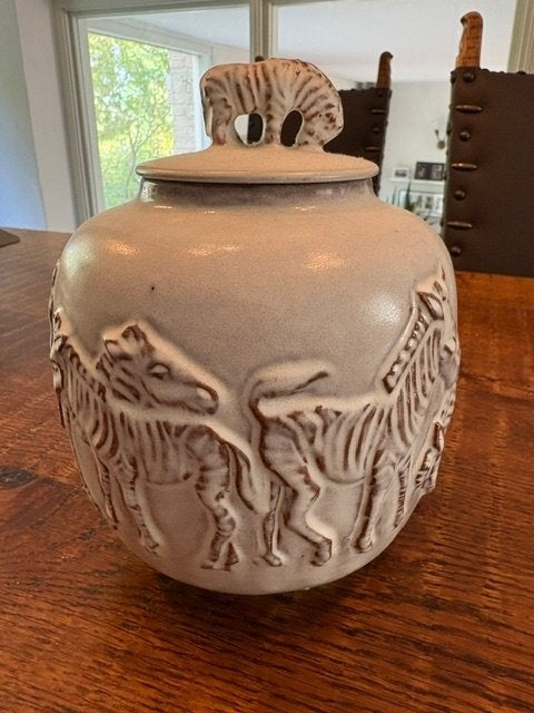 Mobach zebra-vaas/pot, Ophalen of Verzenden