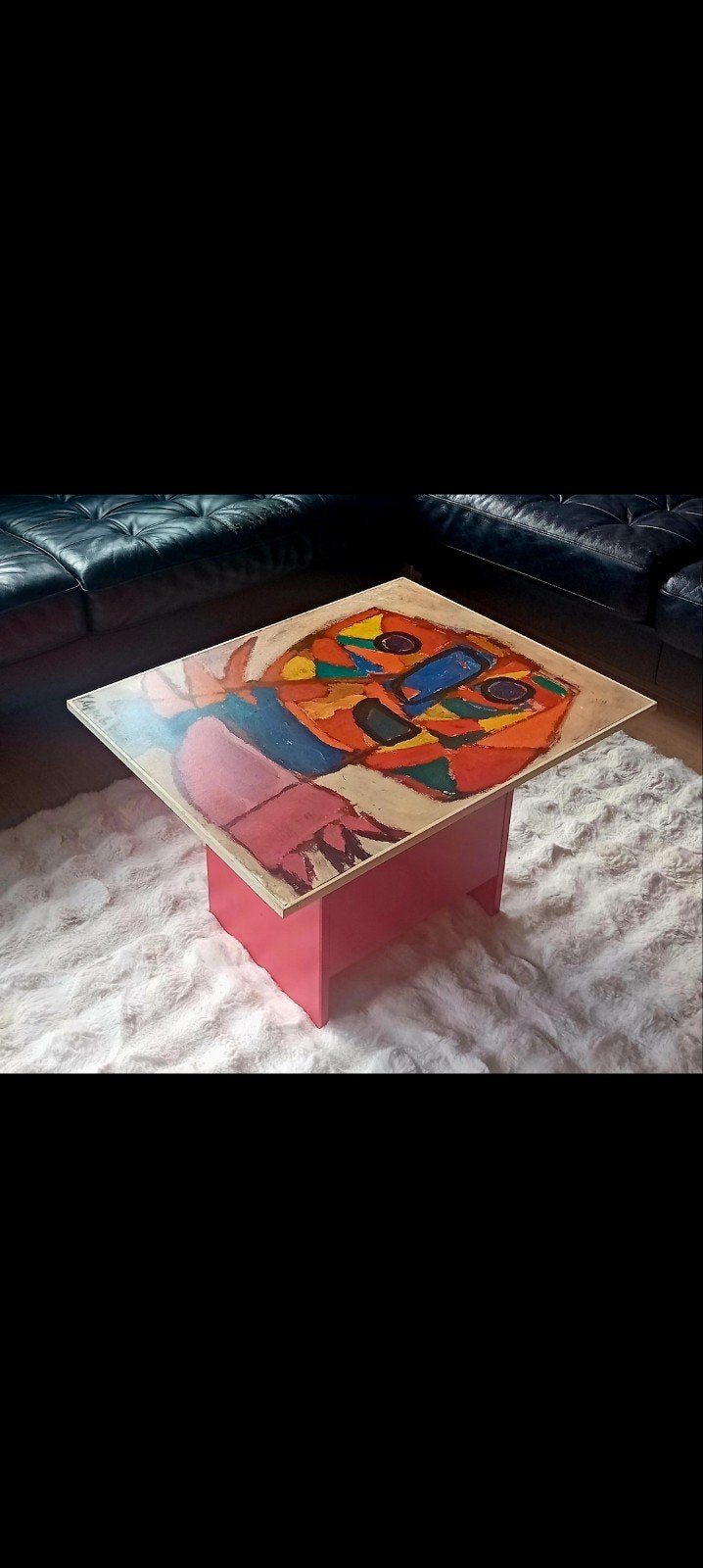 Unieke salontafel met abstract design, Ophalen