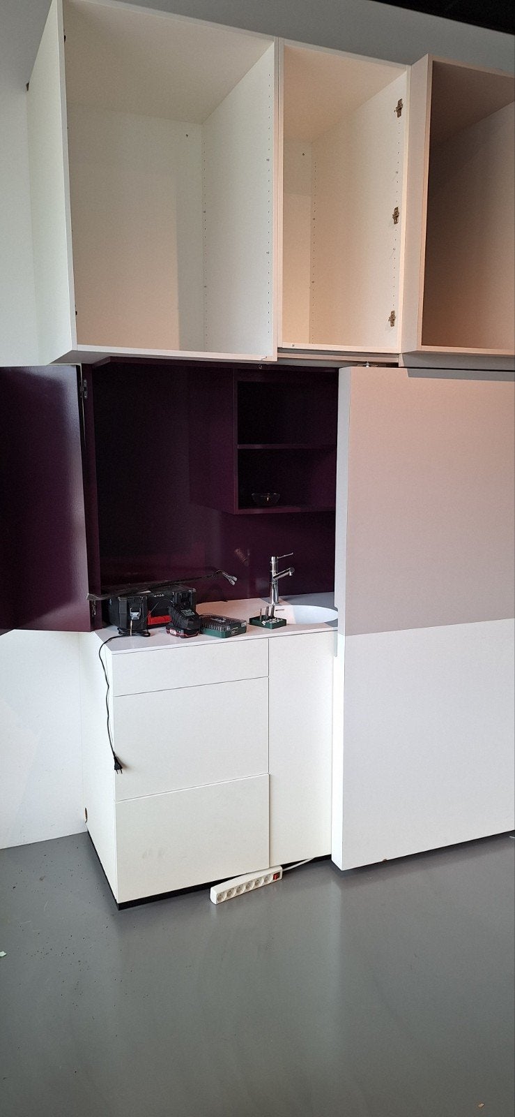 Grote keuken gedemonteerd, Huis en Inrichting, Keuken | Complete keukens, Ophalen, Gebruikt