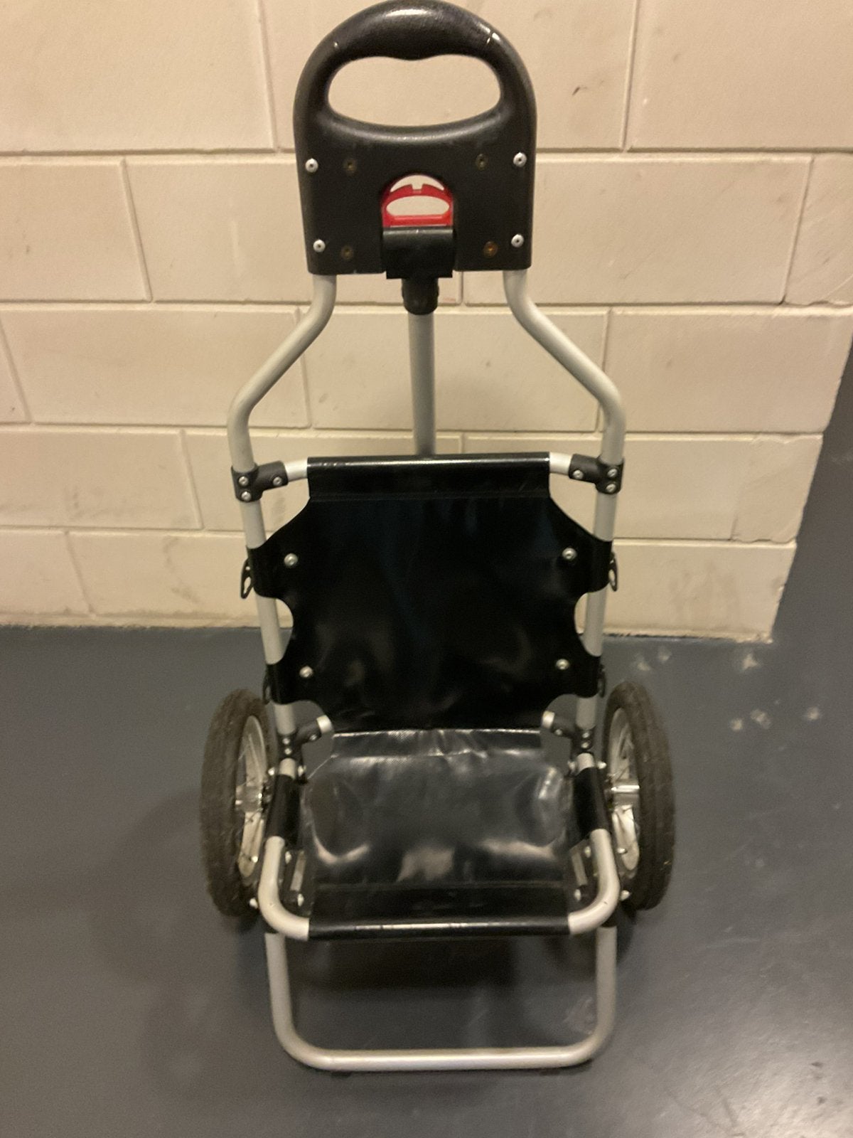 Boodschappen Trolley voor achter de fiets, 30 cm of meer, Gebruikt, Zwart, 60 tot 80 cm