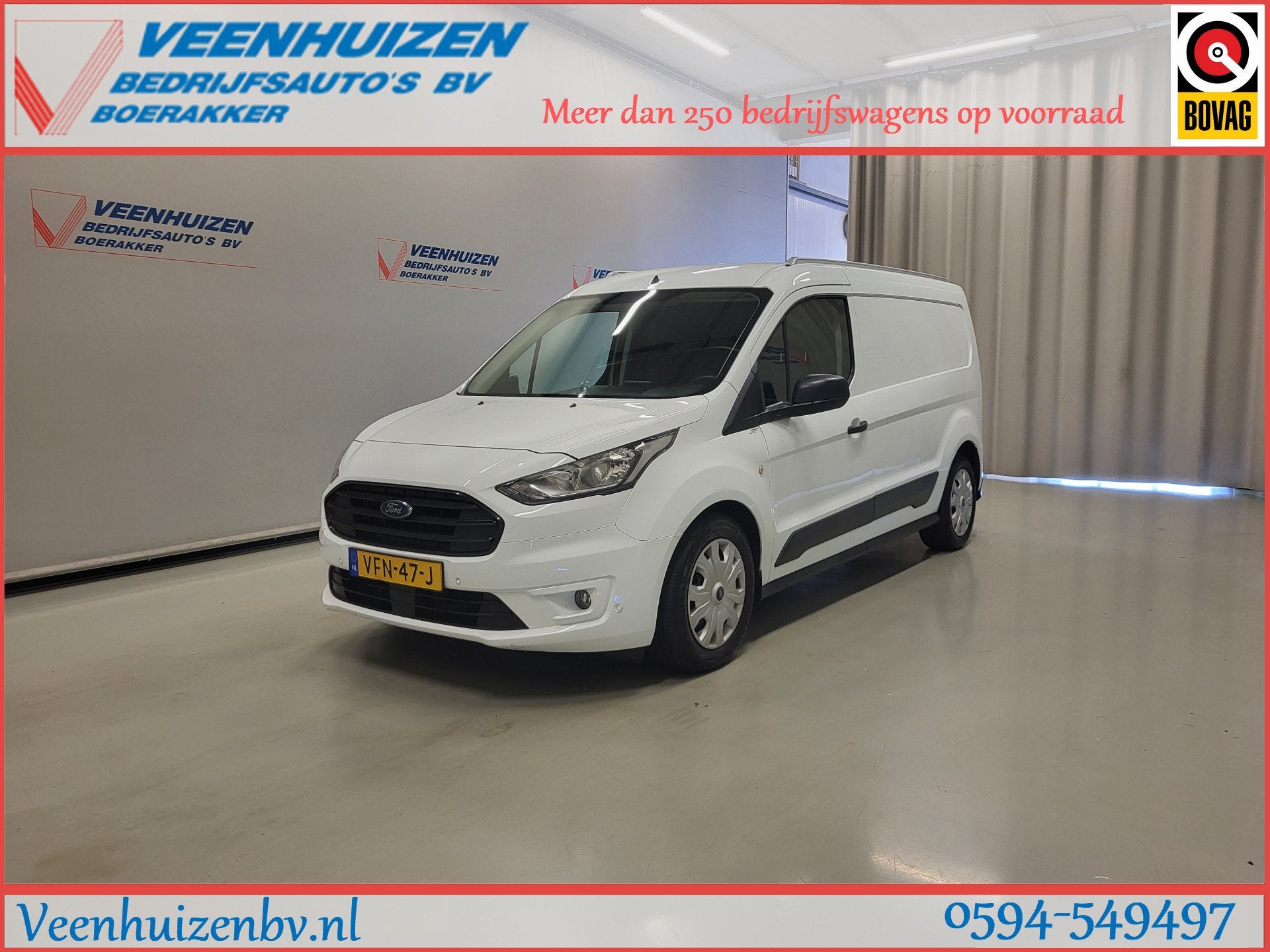 Ford Transit Connect 1.5EcoBlue 100pk L2/H1 Euro 6!, Voorwielaandrijving, 1350 kg, 101 pk, Gebruikt
