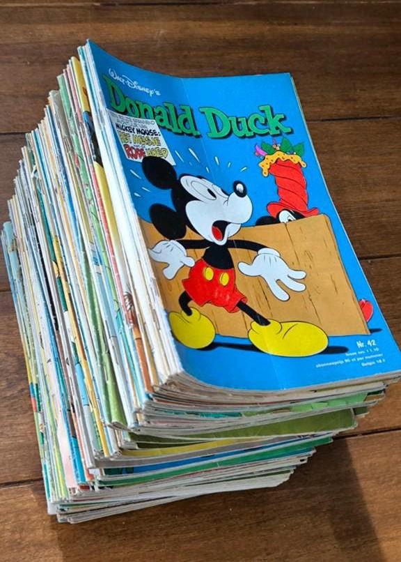 170 Donald Duck jaren 70 vintage tijdschriften stuks bundel, Meerdere comics, Ophalen of Verzenden, Gelezen, Europa