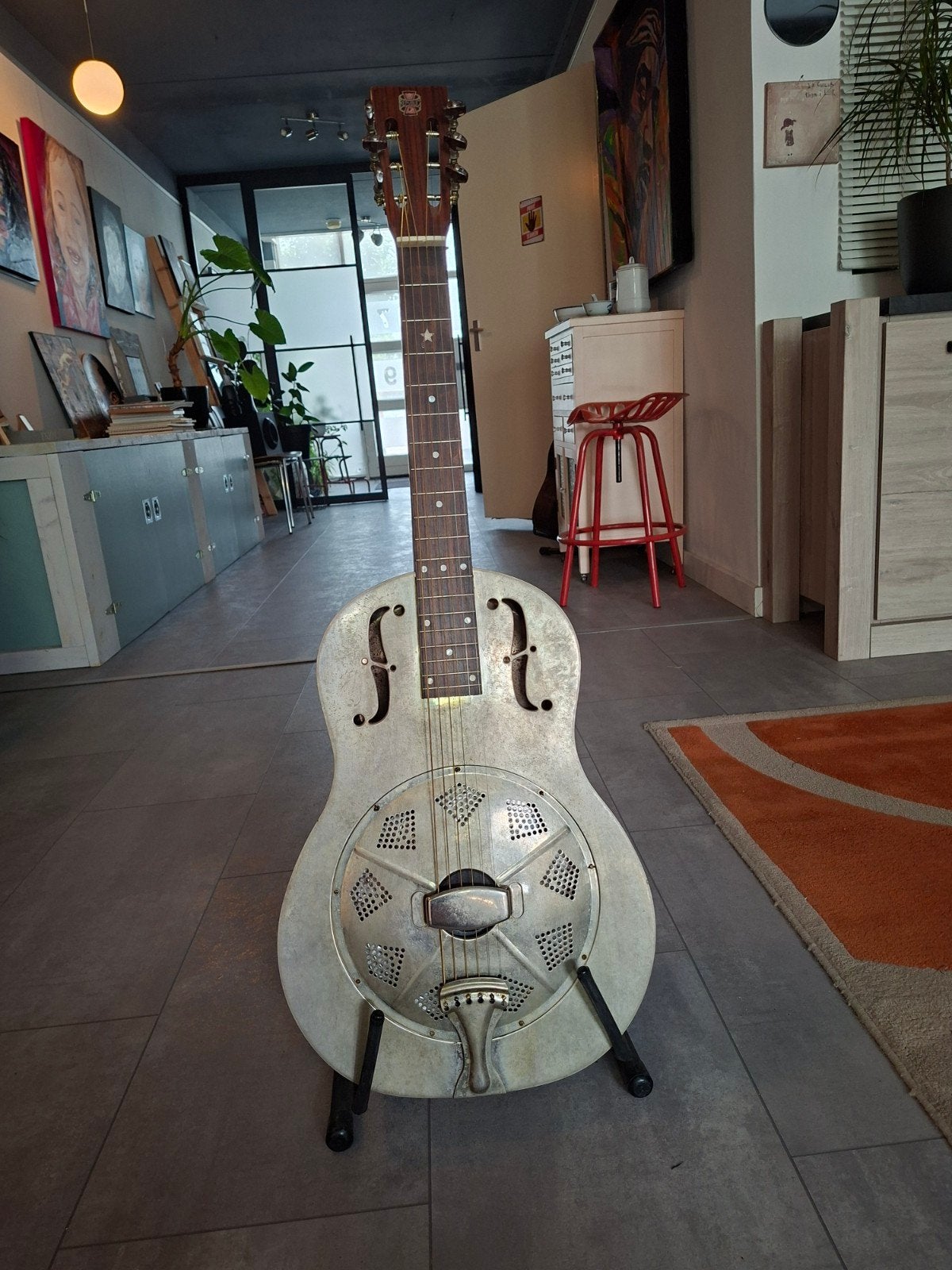 Republic Resonatorgitaar - Zo goed als nieuw, Ophalen, Zo goed als nieuw, Western- of Steelstringgitaar