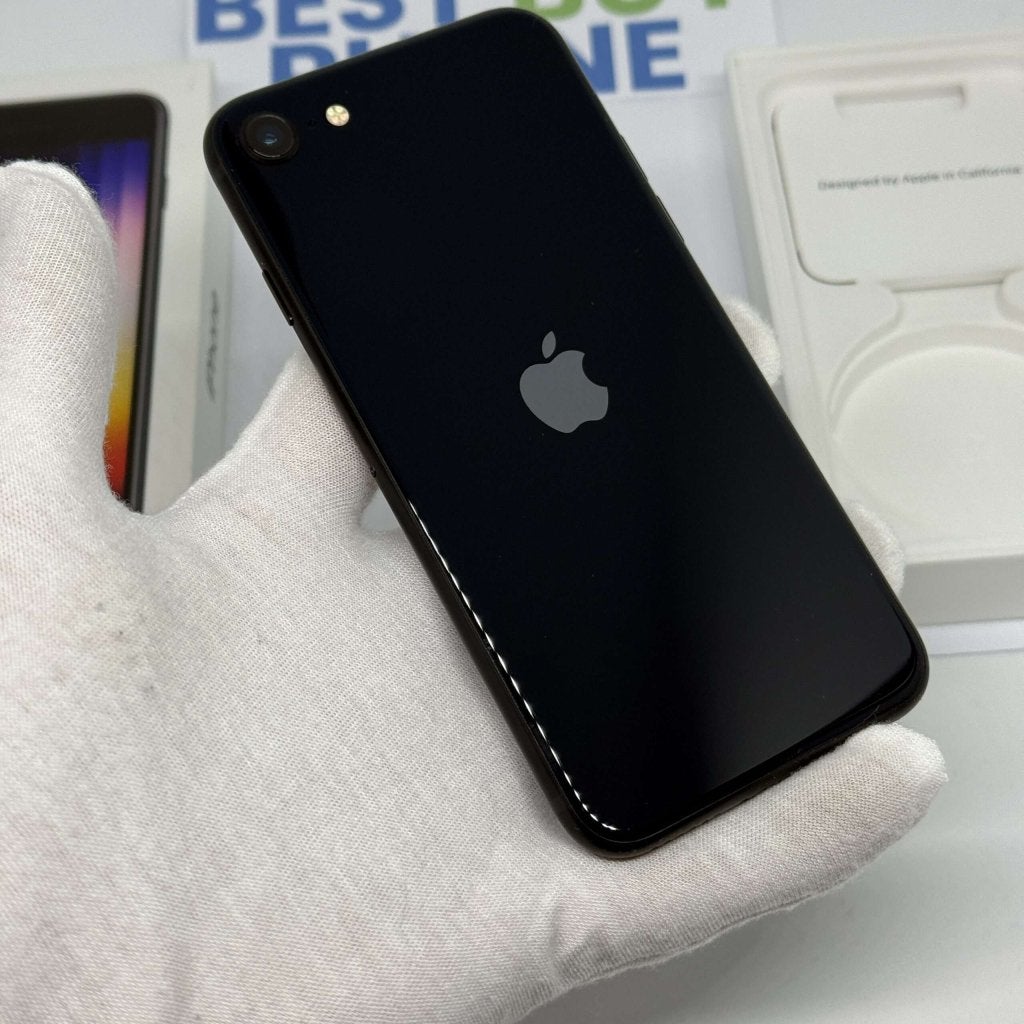 iPhone SE 2022 128GB zwart /krasvrij /99% batt /garantie, Telecommunicatie, Mobiele telefoons | Apple iPhone, 99 %, 128 GB, Apple