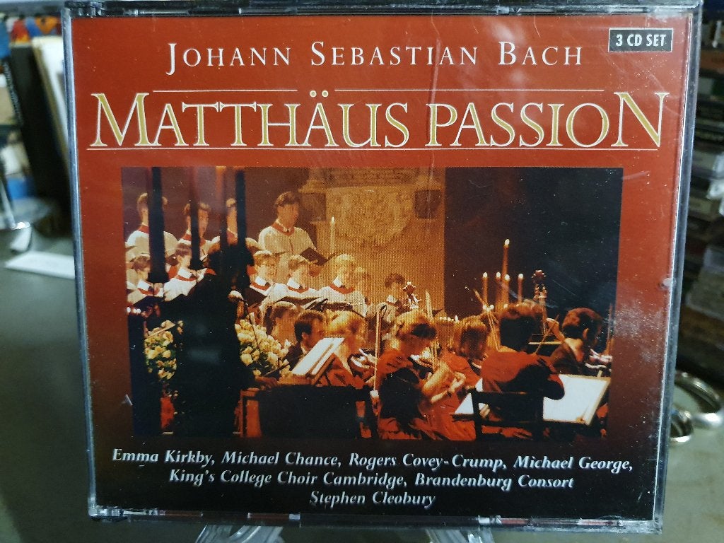 Matthaus Passion johan sebastian bach 3CD, Ophalen, Barok, Gebruikt, Overige typen