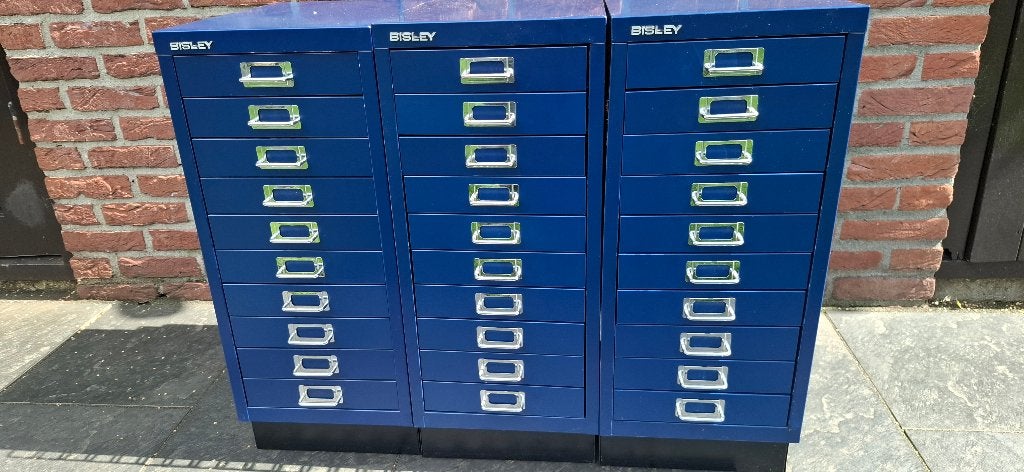3x Bisley meerladenkast 10 laden- Nette staat / Stickervrij, Ophalen, Zo goed als nieuw